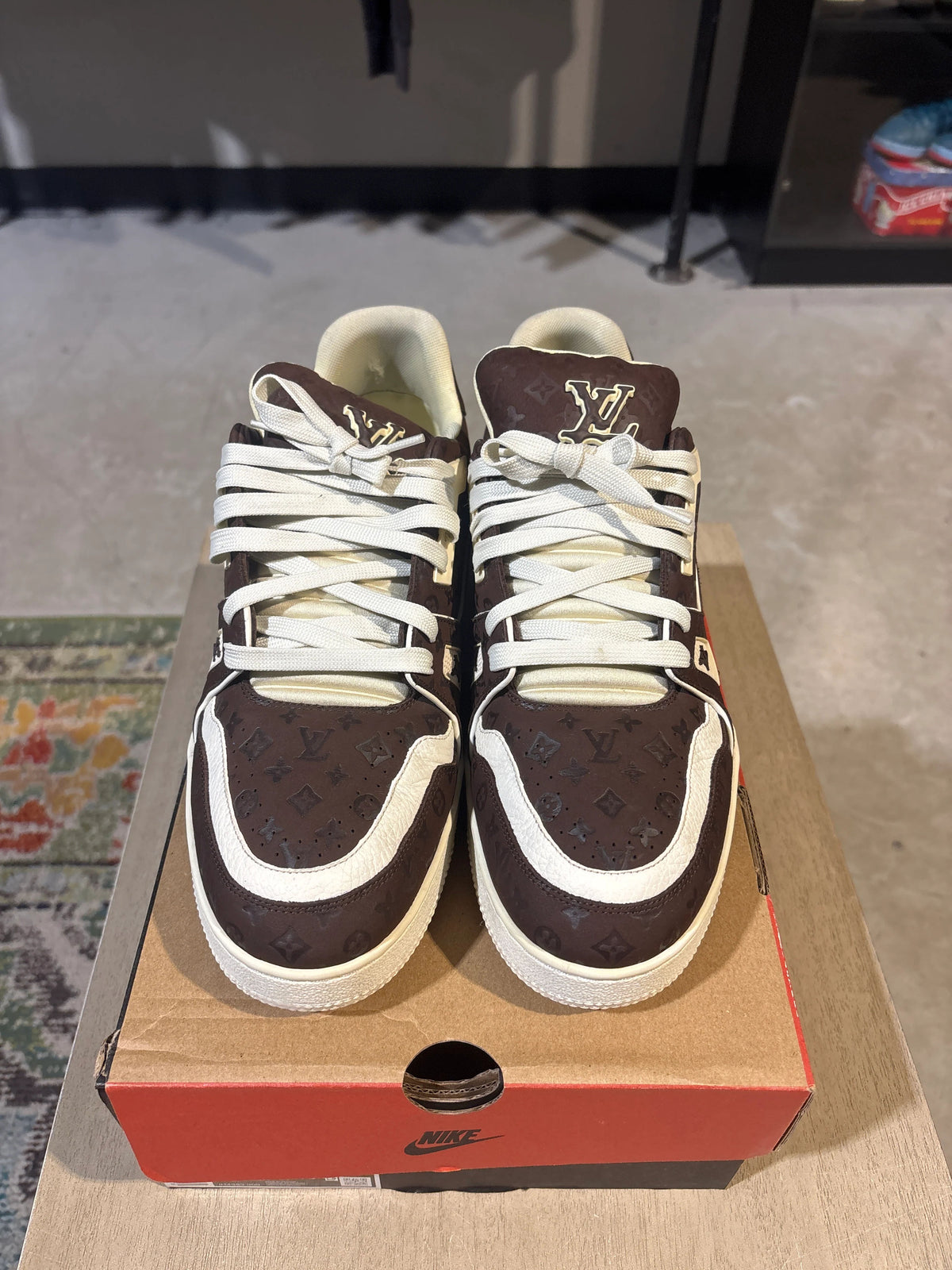 Louis Vuitton Tyler The Creator Brown/Cream Used Sz 8 - Pre-Owned