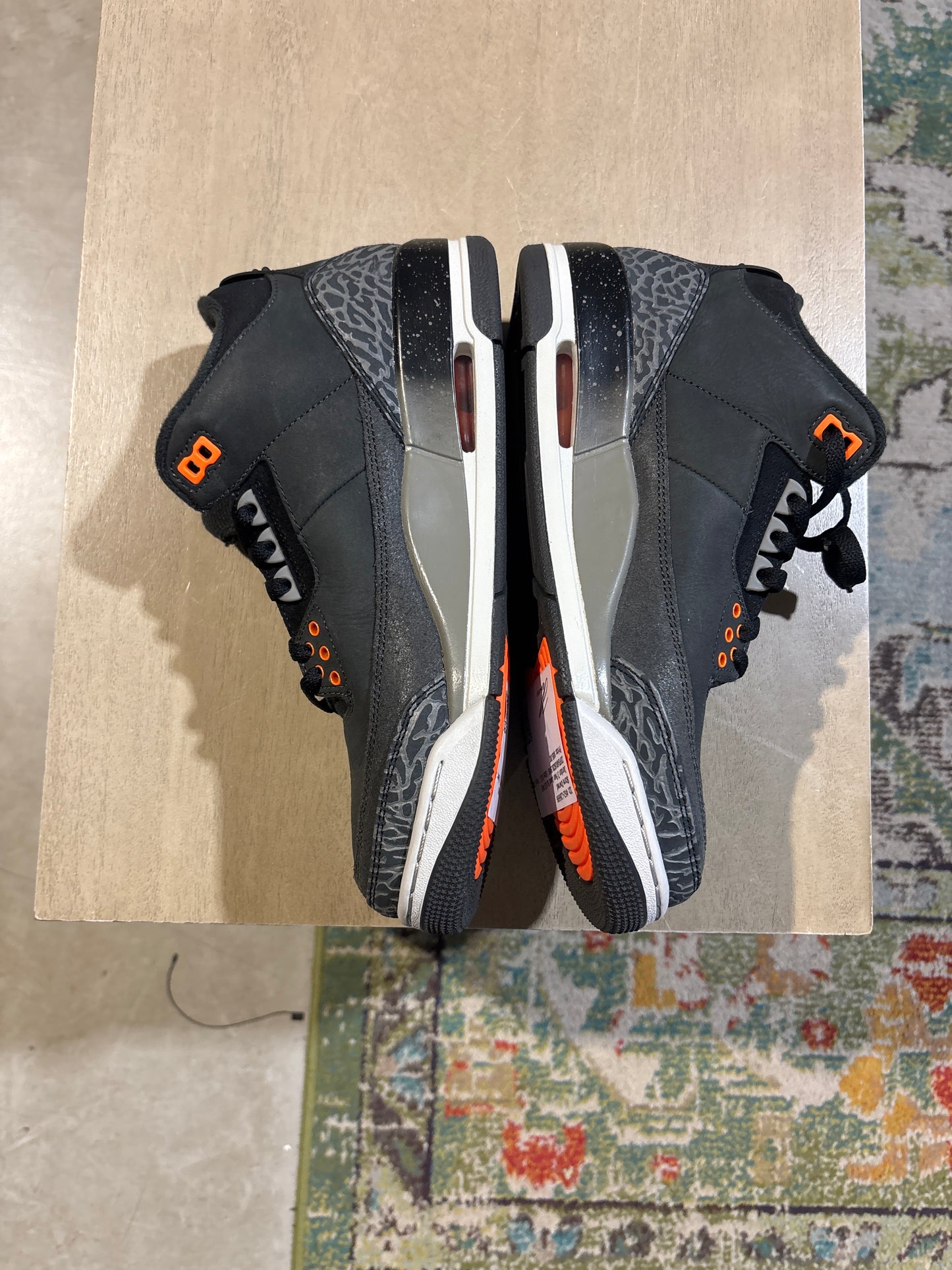 Jordan 3 Fear Used Sz 8.5 NB