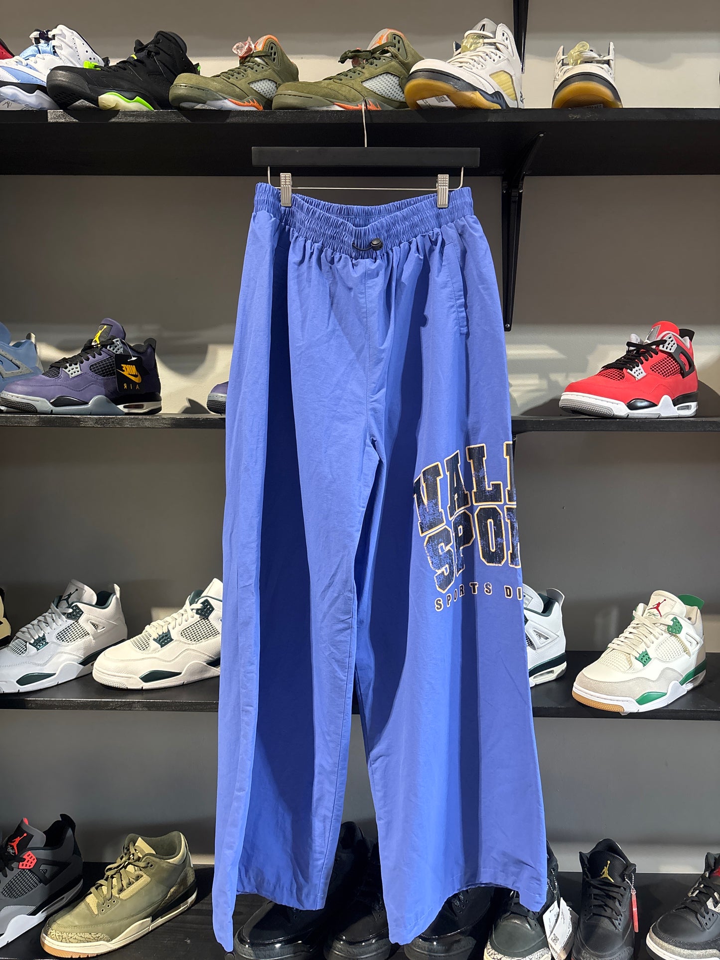 Vale Valley Sports Blue Baggy Nylon Pants