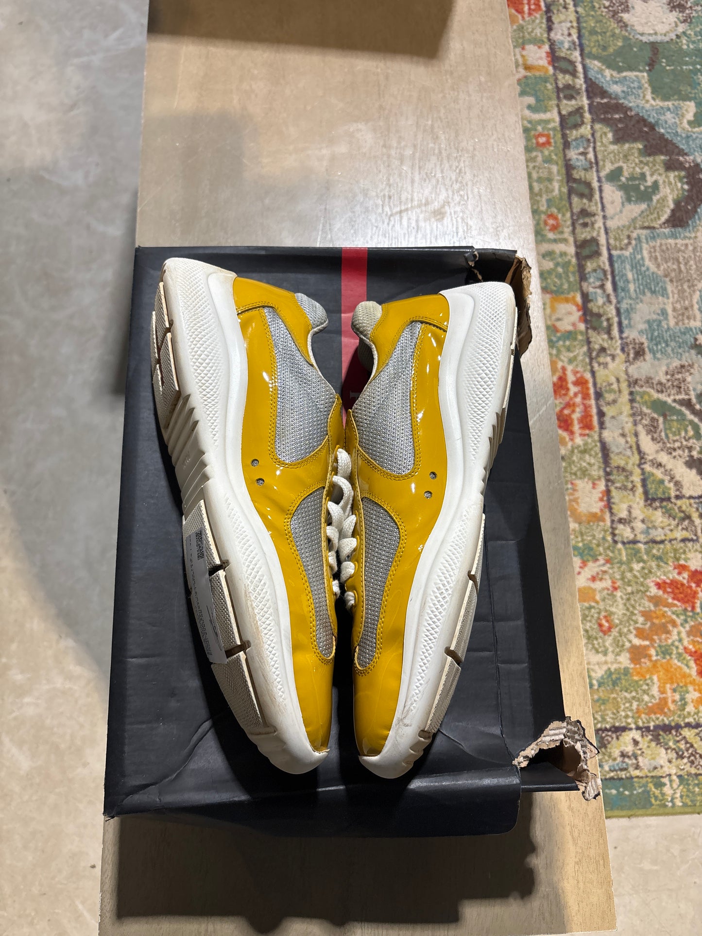 Prada Cup Yellow Used Sz 10.5