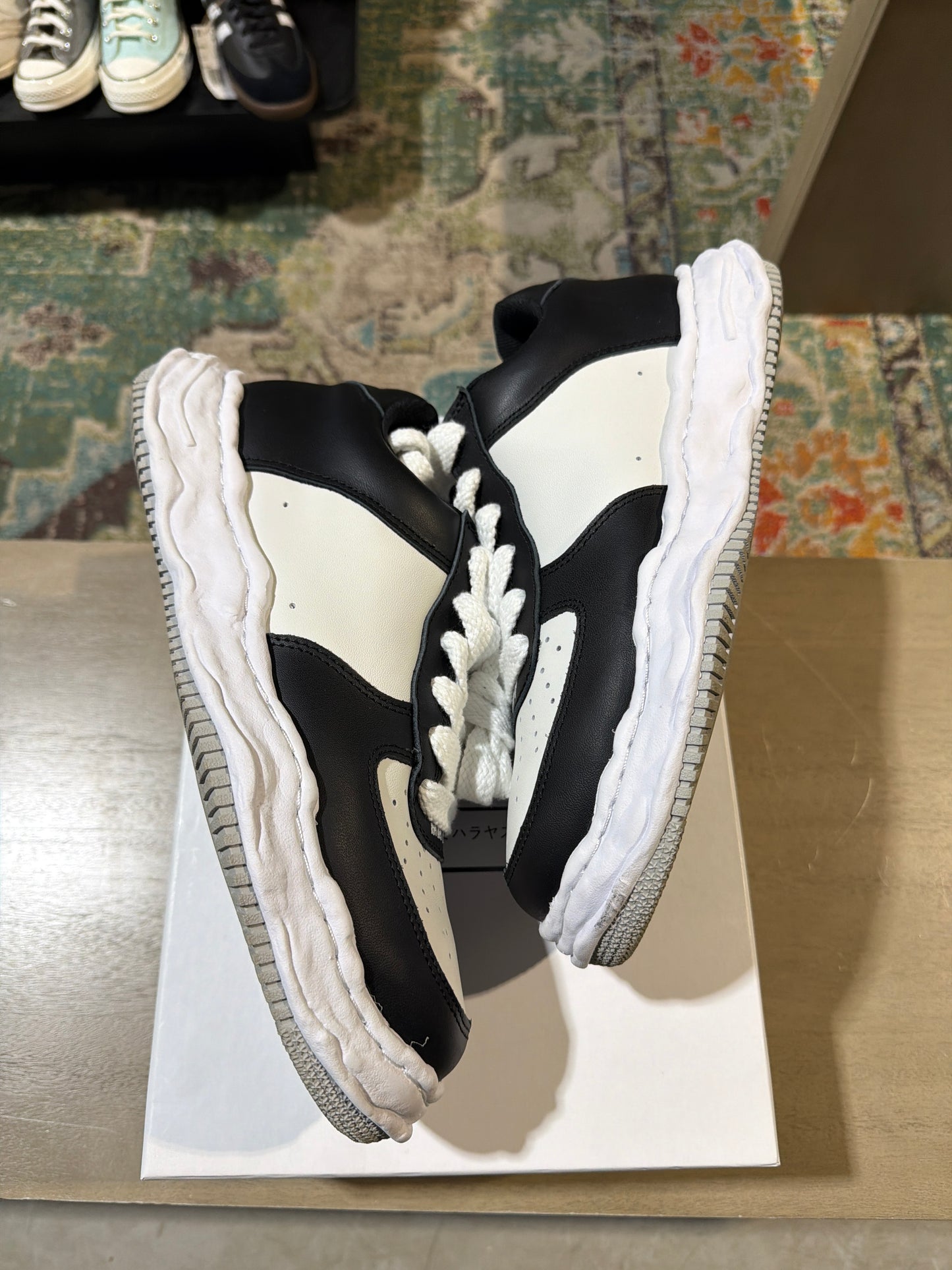 Maison Mihara Wayne Black White Used Sz 12