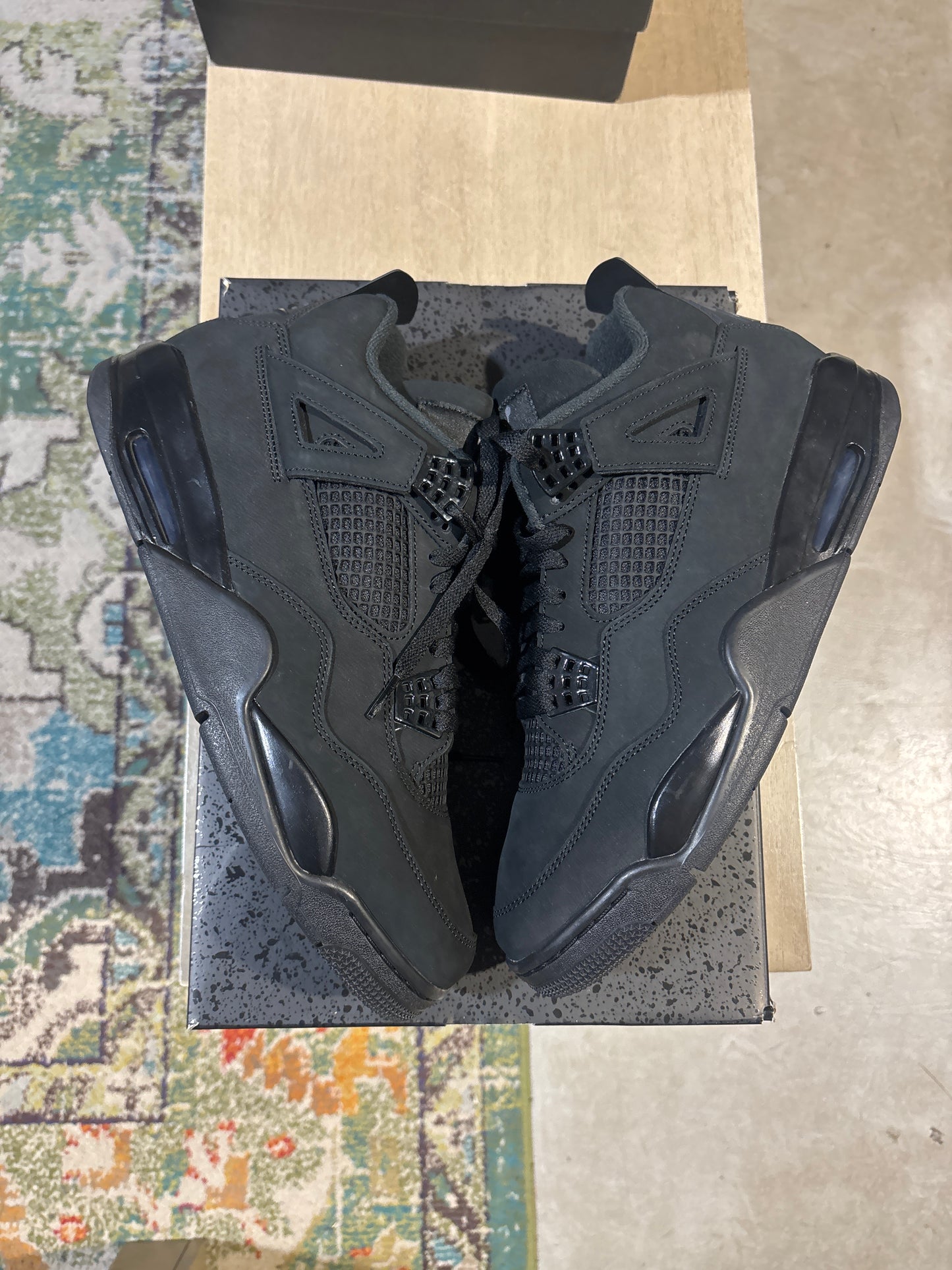 Jordan 4 Black Cat Used Sz 12 (2)