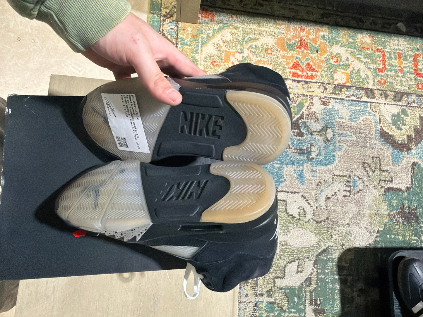 Jordan 5 metallic used sz 8.5