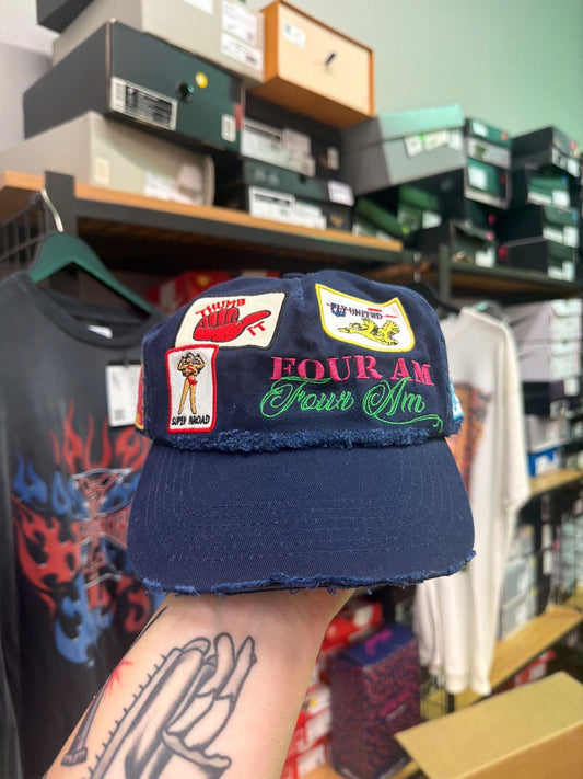 4AM Navy Patch Hat