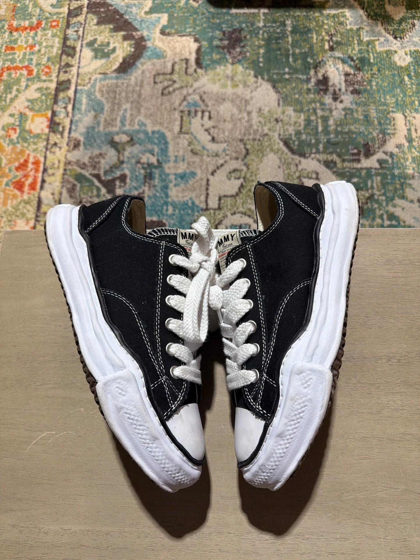 Maison Mihara Black White Used Sz 9 NB