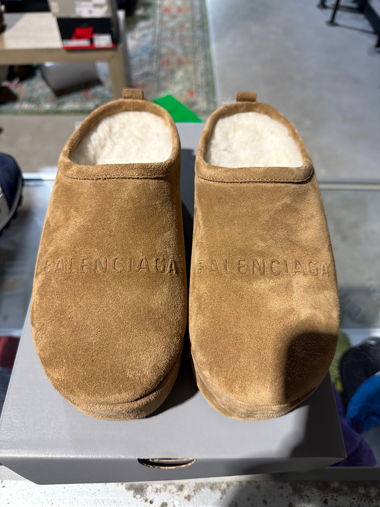 Balenciaga Brown Lowtop Slipper Used Sz 6