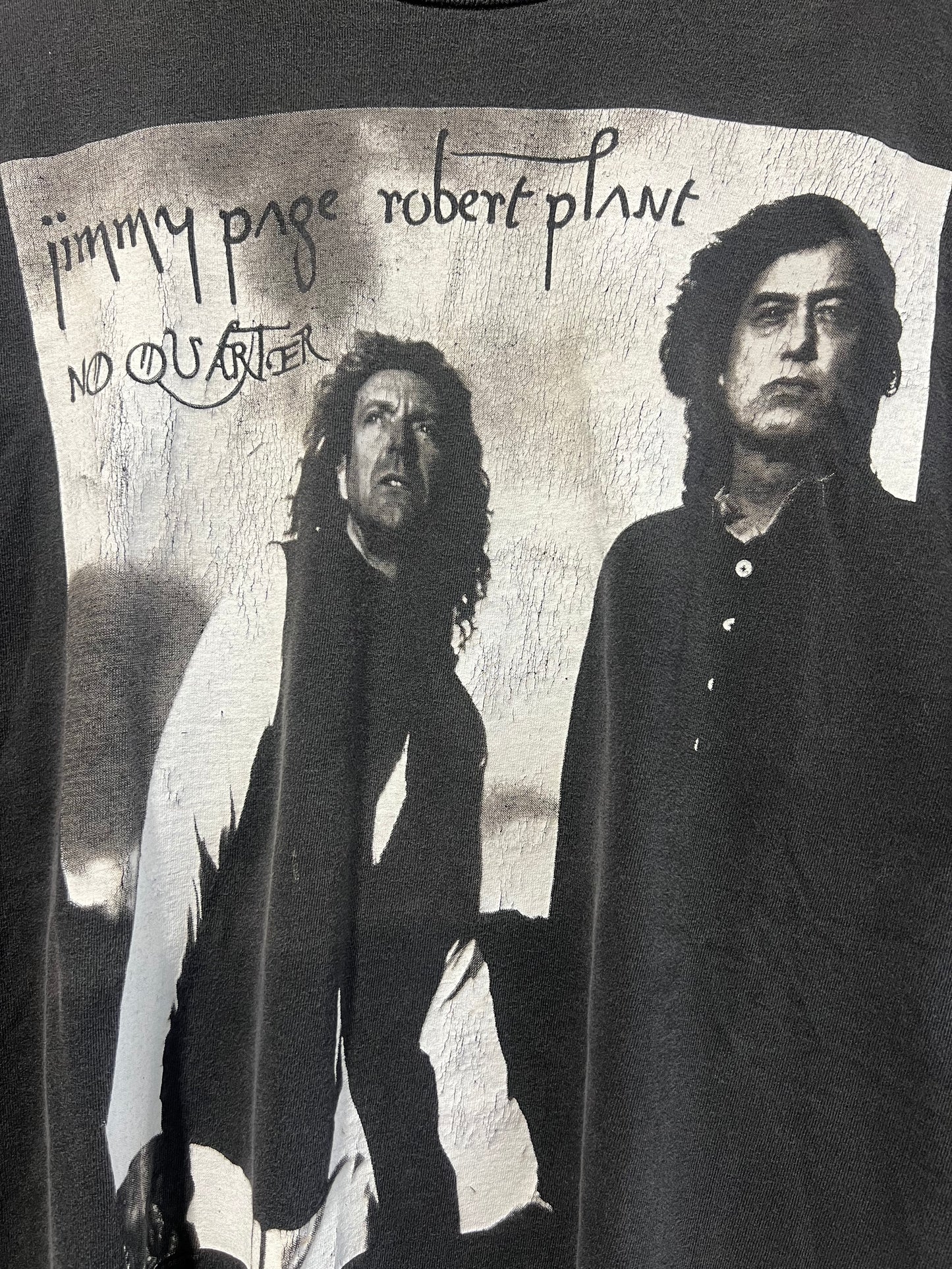 vintage jimmy page Robert plant tour tee 95