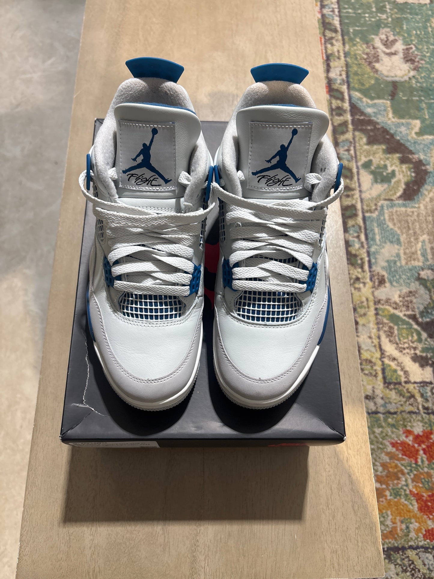 Air Jordan 4 military blue used sz 7.5