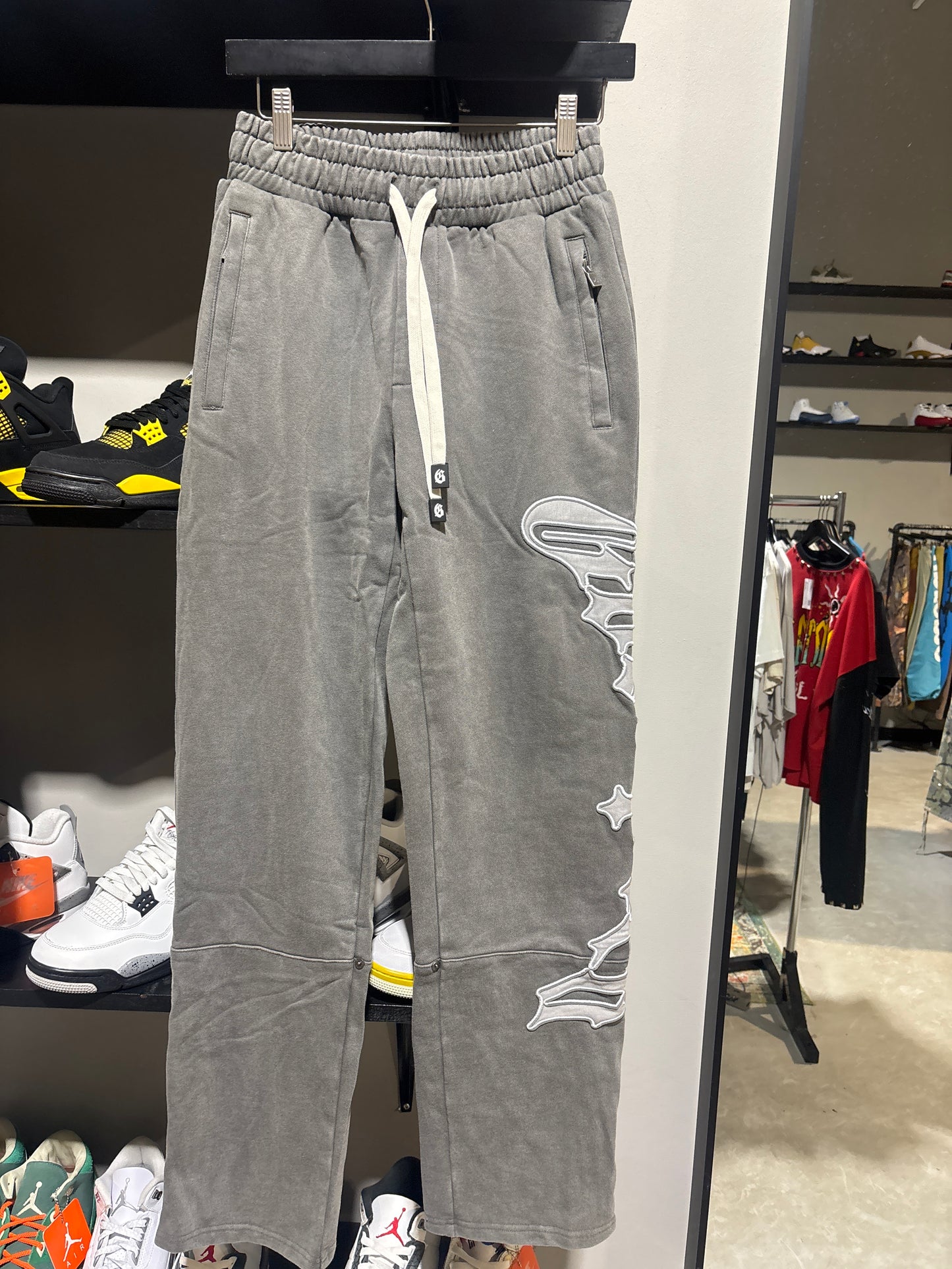 Godspeed Og Logo Sweatpants Stone grey