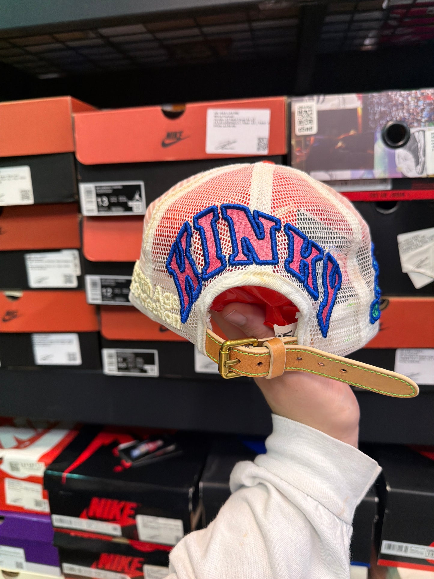Better With Age Romance Hat Orange/White