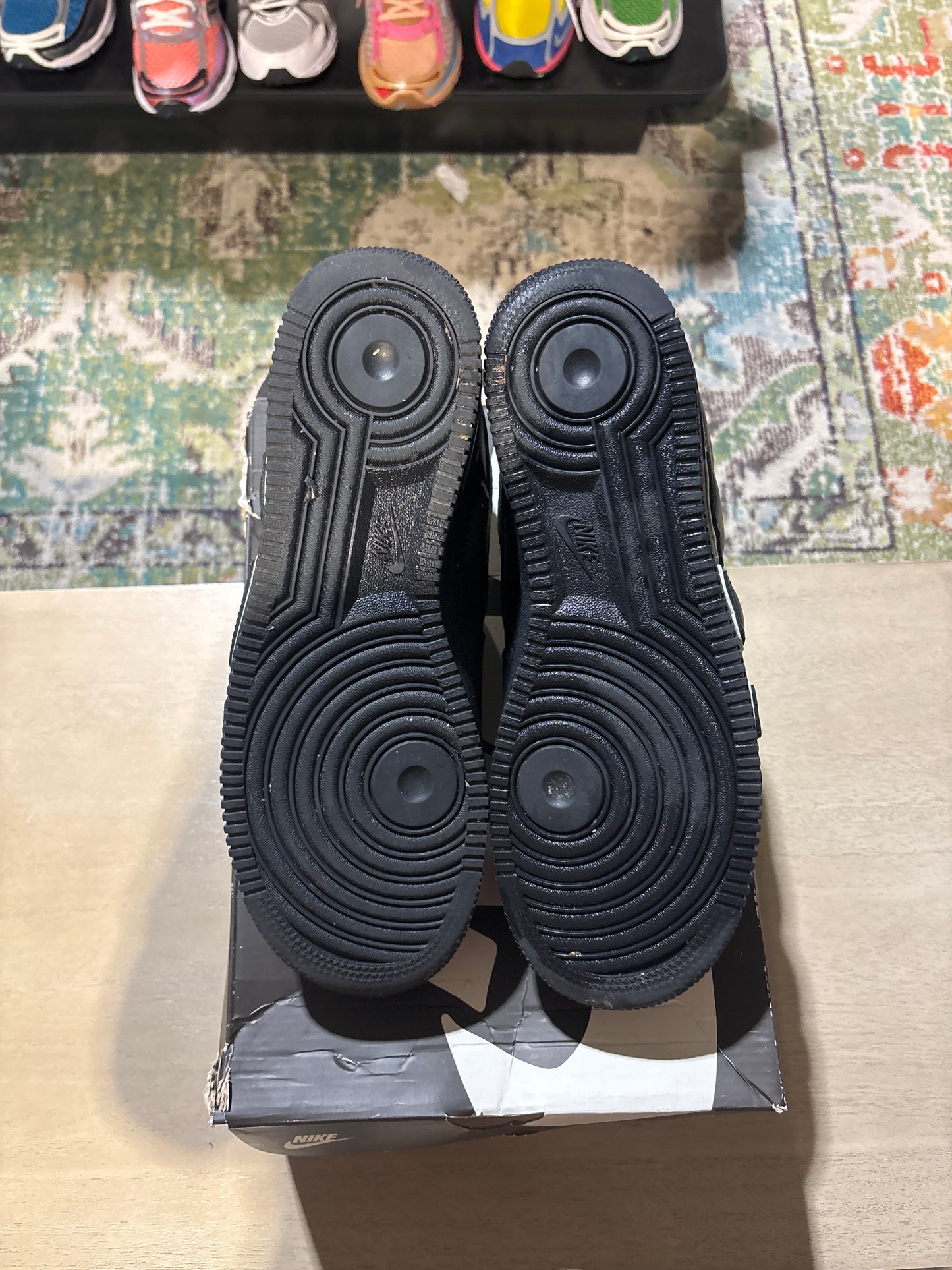 black nike cpfm Air Force 1 used sz 9