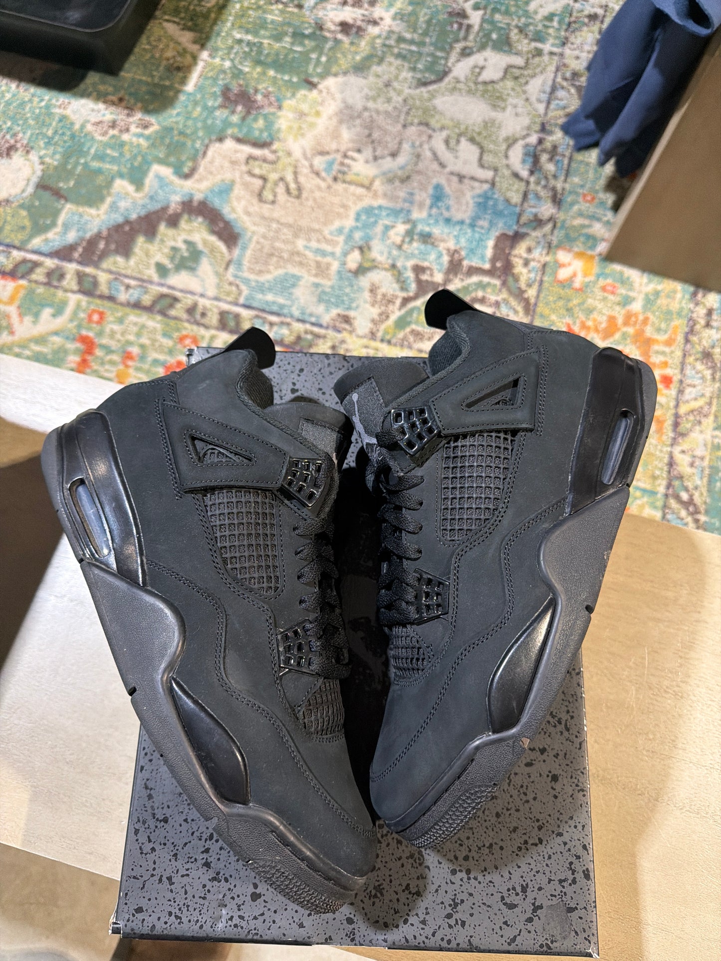 Jordan 4 Black Cat Used Sz 11.5