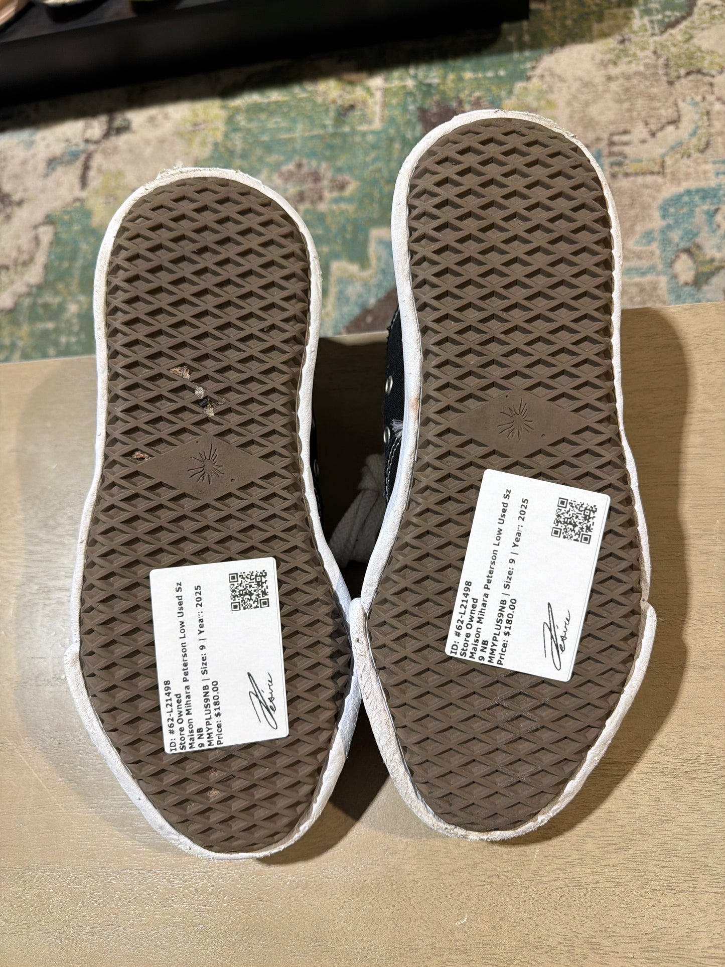 Maison Mihara Peterson Low Used Sz 9 NB