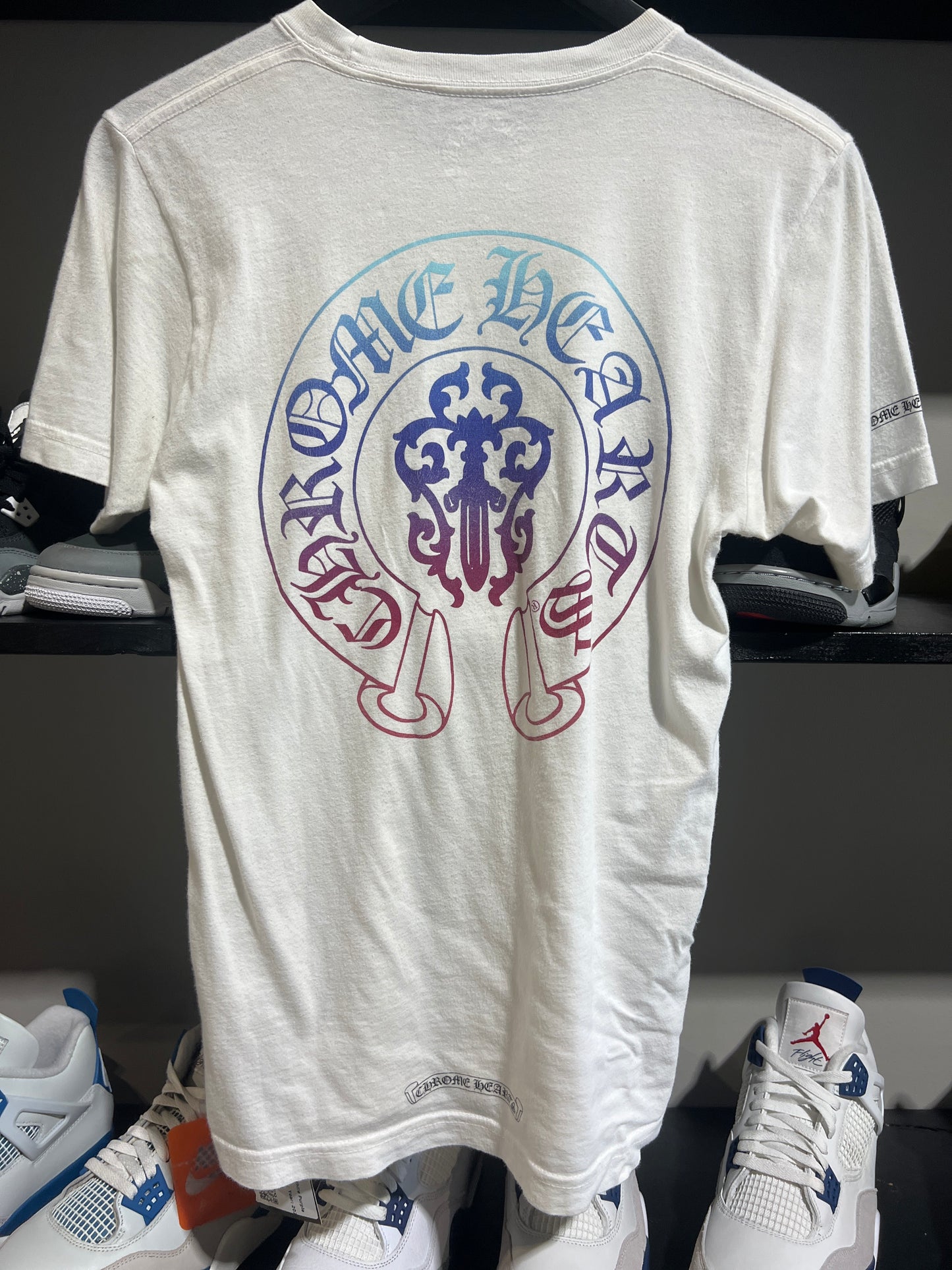 Chrome Hearts Gradient White Purple Tee