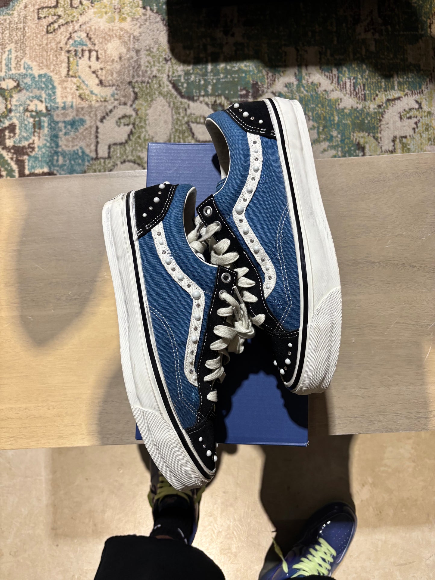 Vans LX Old Skool 36 Pearlized Pack Black Navy used sz 11