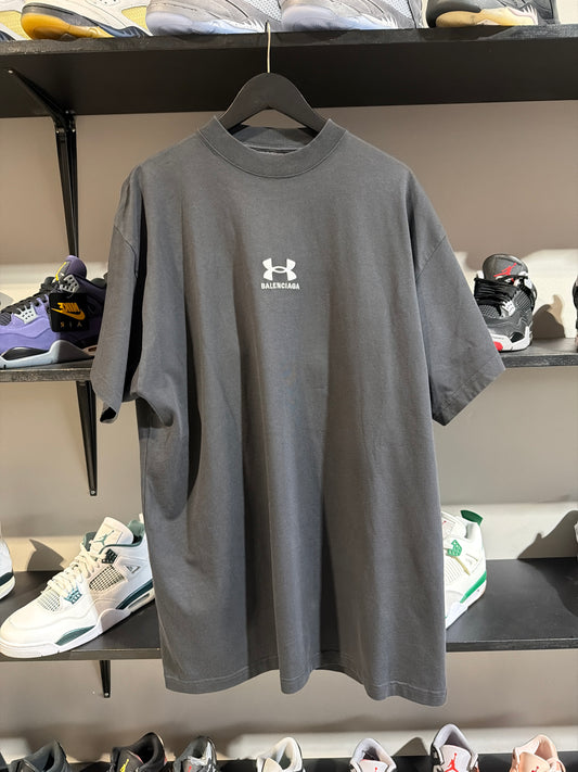 Balenciaga Black Under Armor Tee Sz L