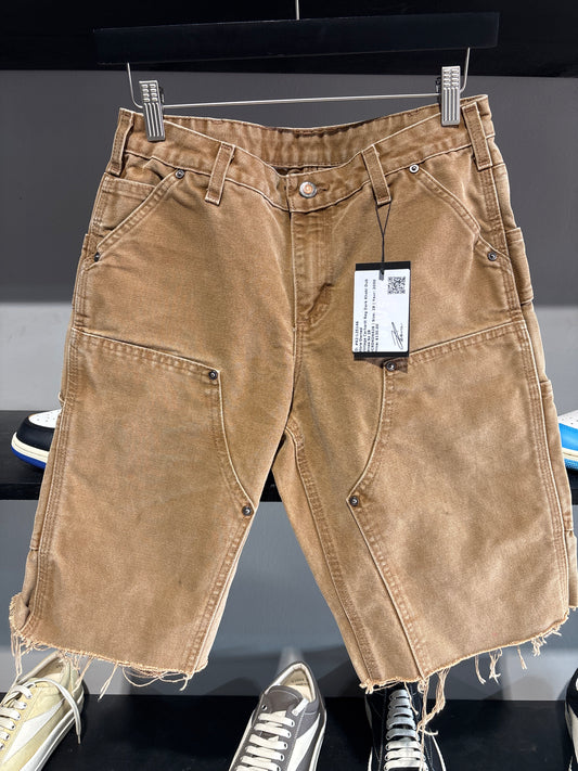 Vintage Carhartt Reg Dark Khaki Dub Knee Sz 28