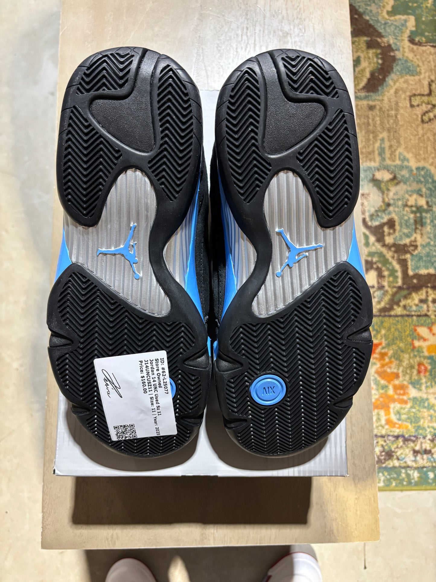 Jordan 14 UNC Used Sz 11