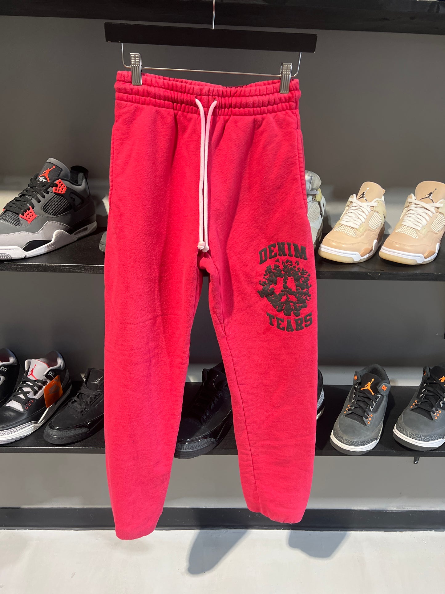 Denim Tears Red Reg Sweats Sz S