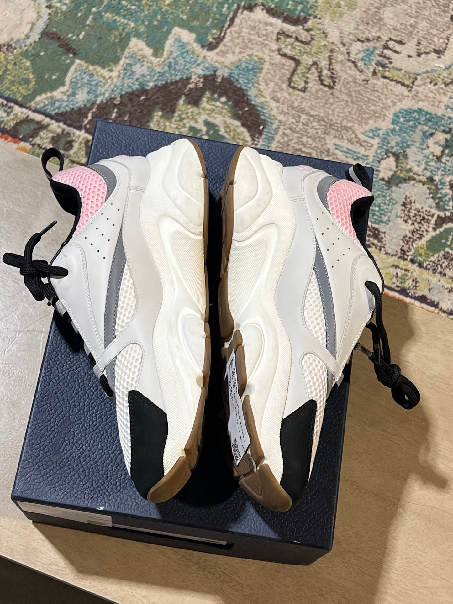 Dior B22 Calf Mesh Pink Used size 10