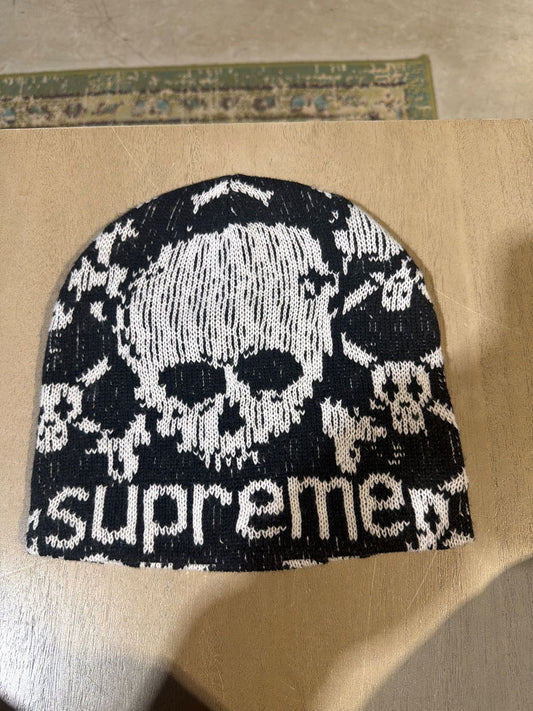 Supreme x Vanson Skull Beanie