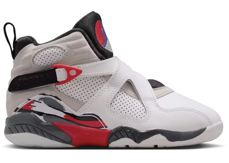 Jordan 8 Retro White True Red (2025) (PS)
