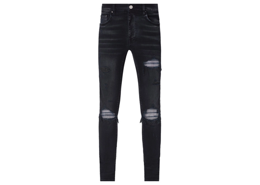 Amiri Jeans iridescent patch