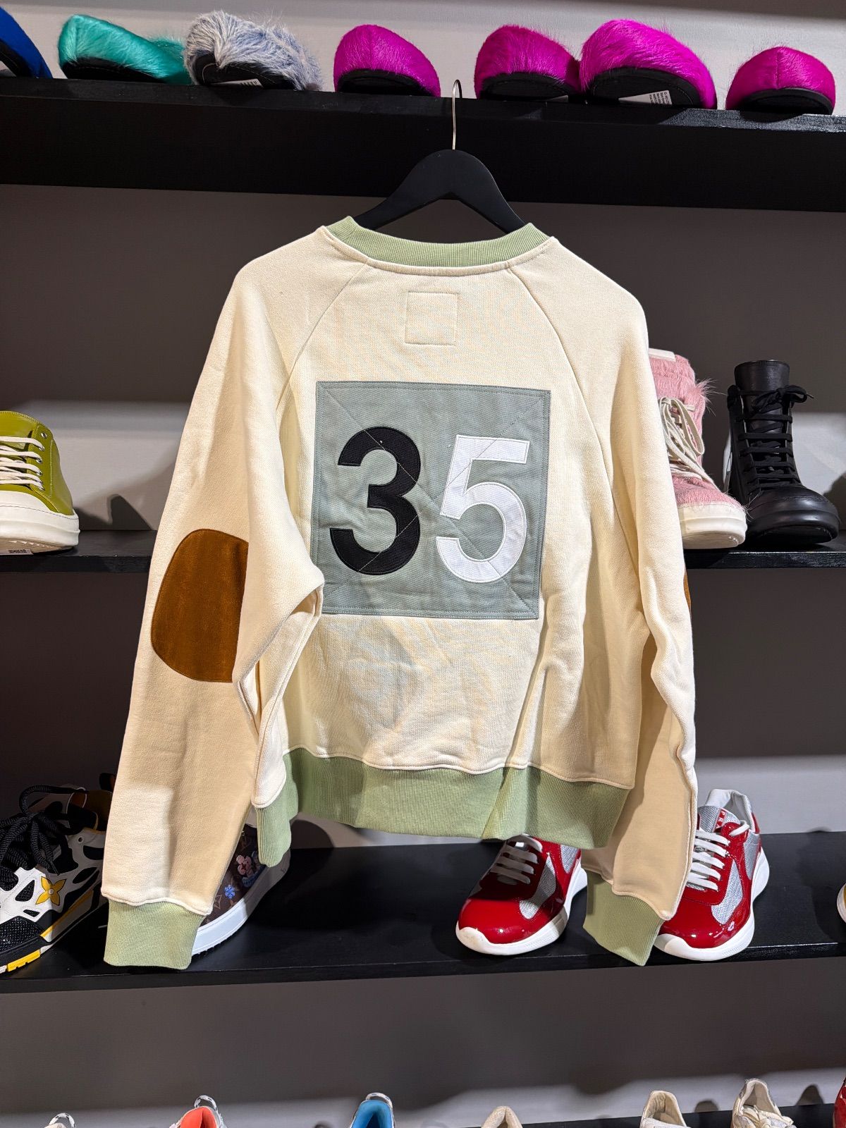 Murder FM Complexcon Cream/Green Crewneck
