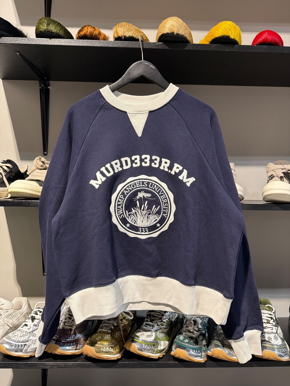 Murder FM Complexcon Navy Crewneck