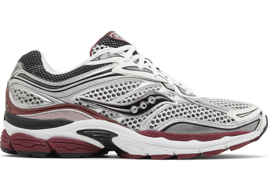 saucony omni 9 silver/burgundy