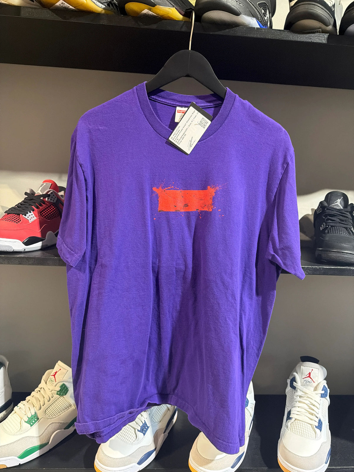 Supreme Purple Ralph Steadman Bogo Sz M - Pre-Owned