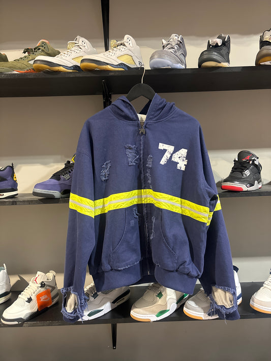 74 is War Safety Work Navy Jacket