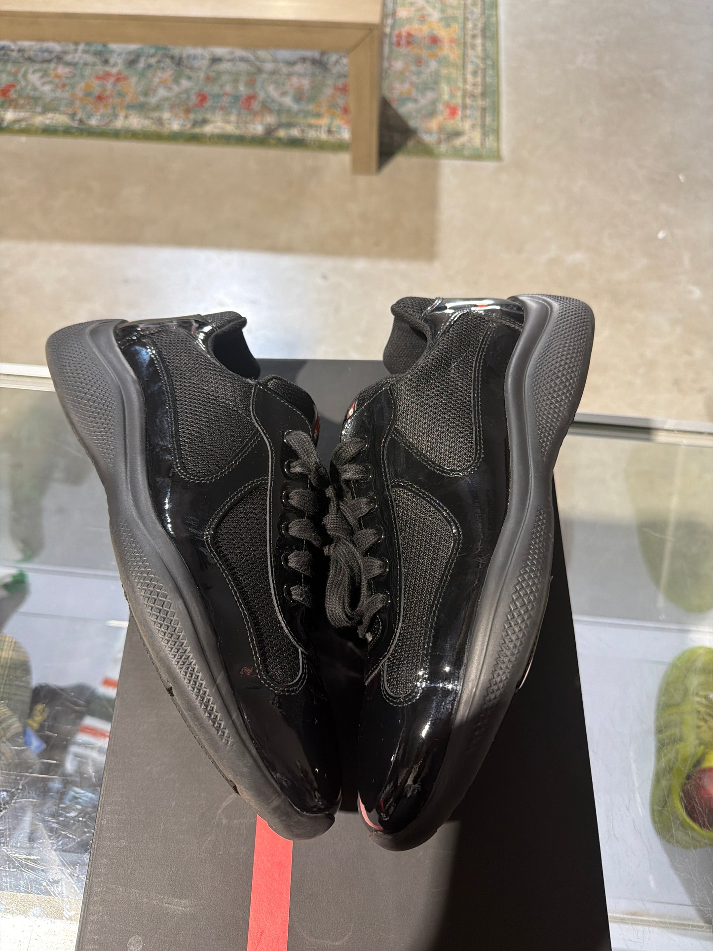 Prada Cup Black used sz 9.5
