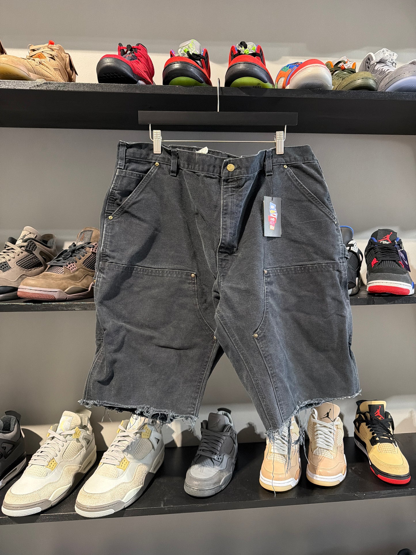 Vintage Carhartt Double Knee Black Shorts