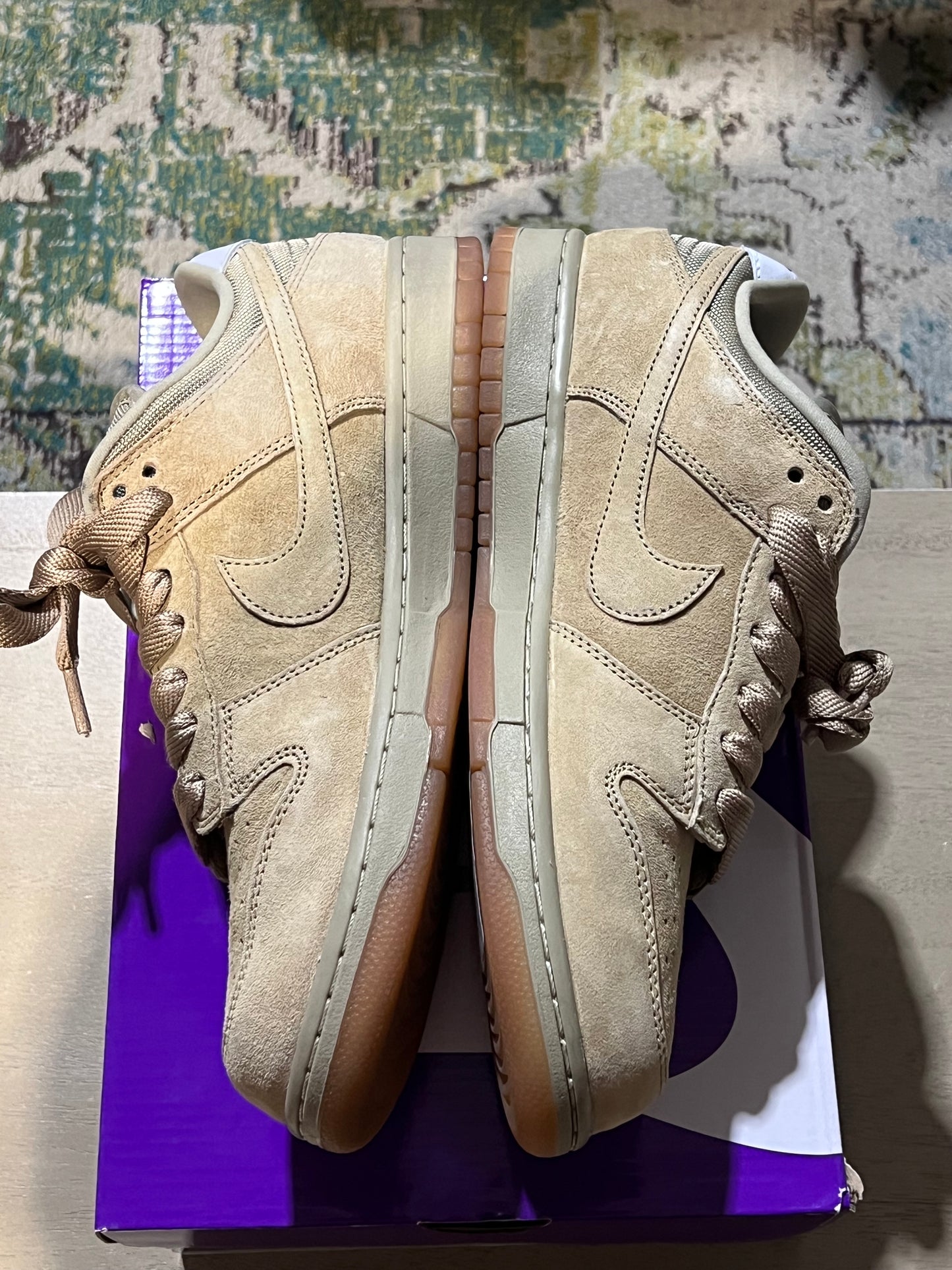 Nike Sb dunk parachute beige used sz 11