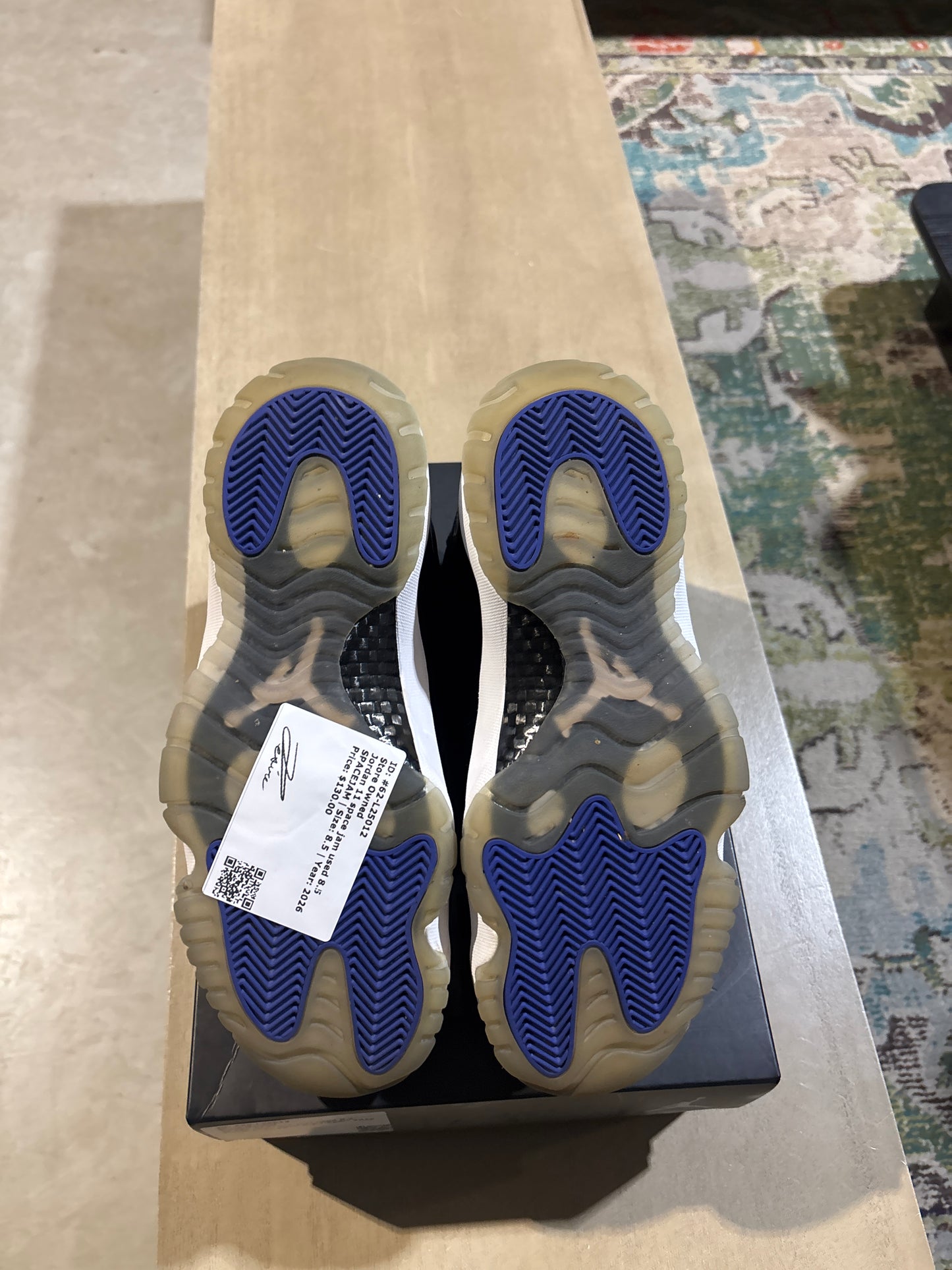 Jordan 11 space jam used 8.5