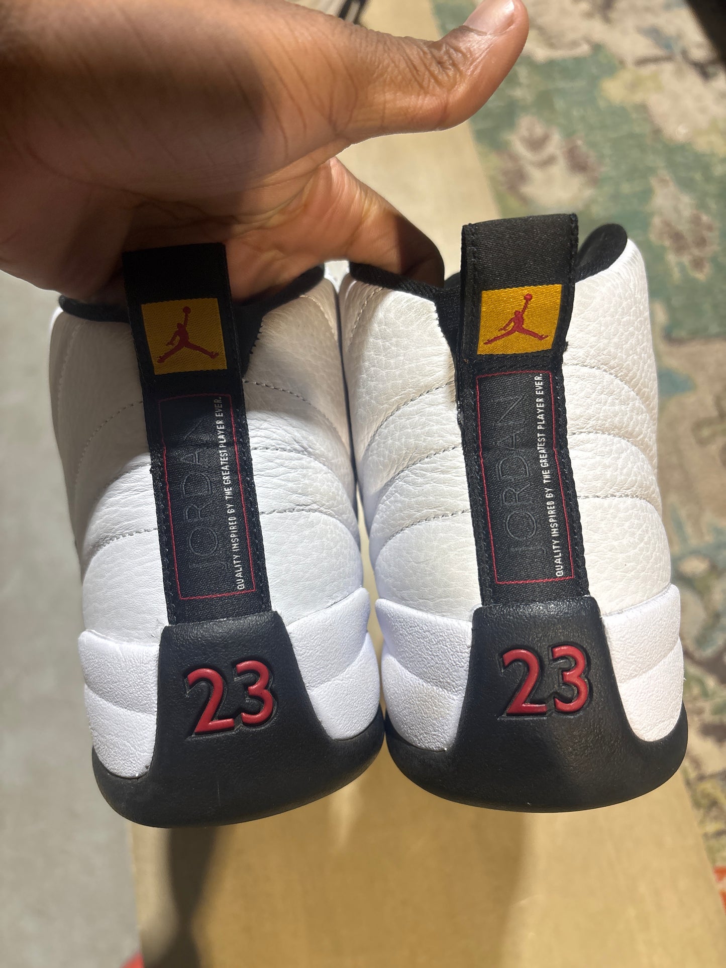 Jordan 12 Taxi Used 9.5 NB