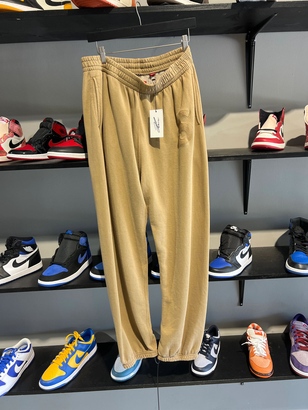 Khaki Big S Supreme Sweats