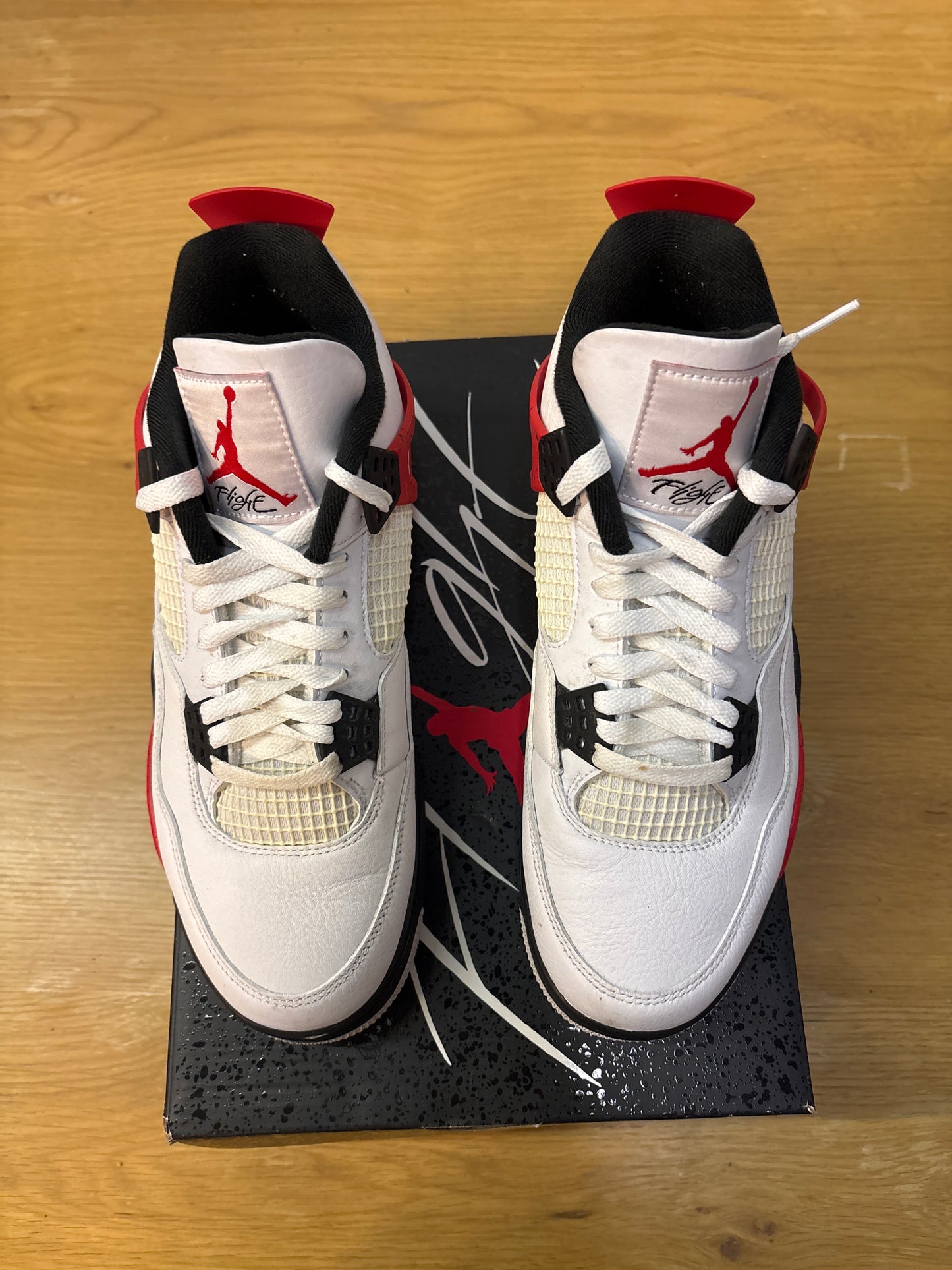 3. Air Jordan 4 Retro Red Cement Used Size 9