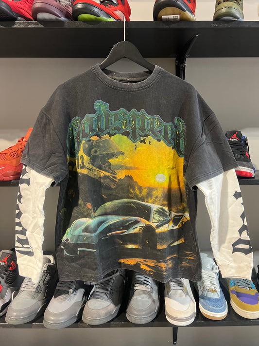 godspeed lambo thermal tee black