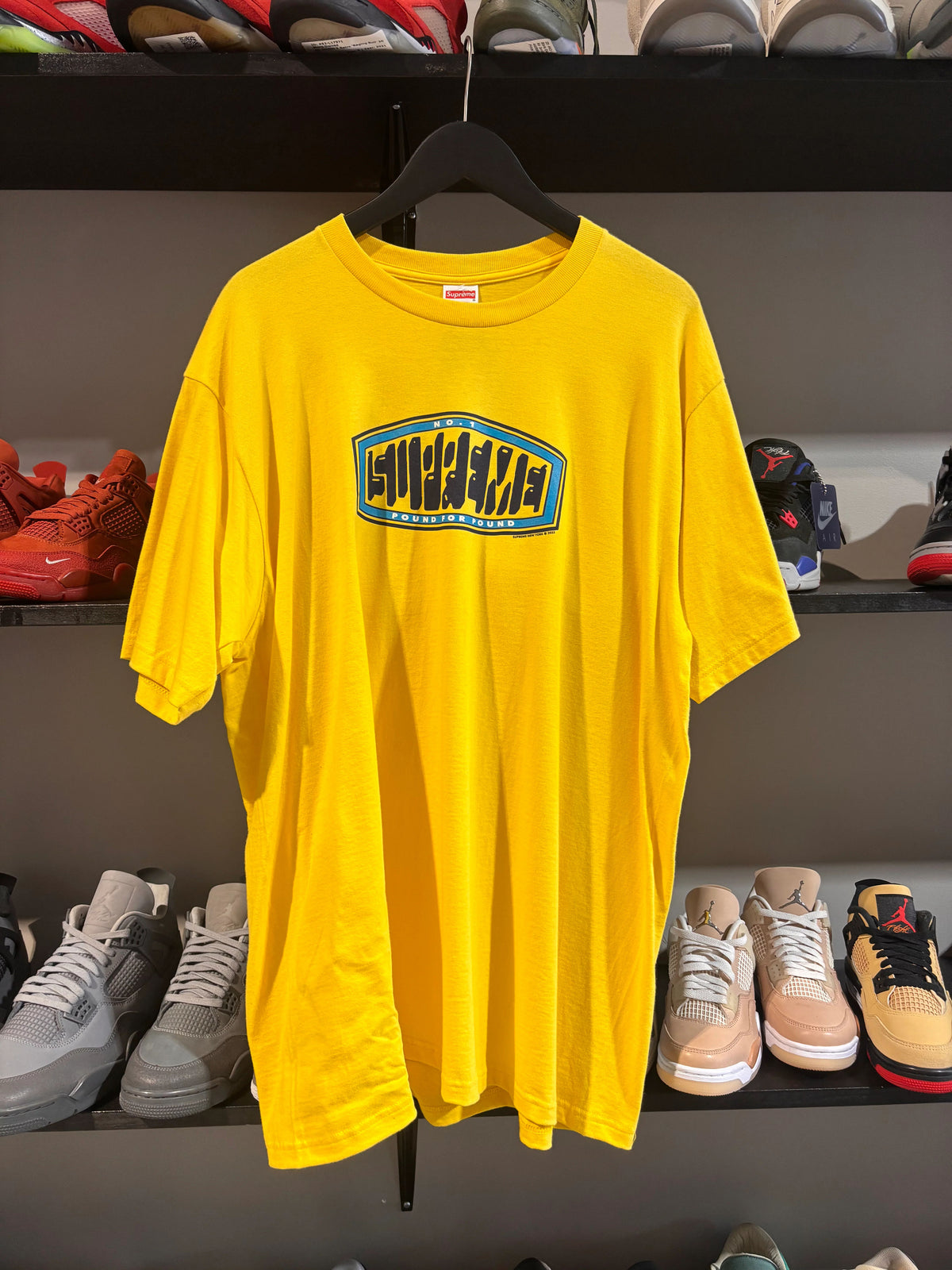 Supreme Pound Tee Yellow