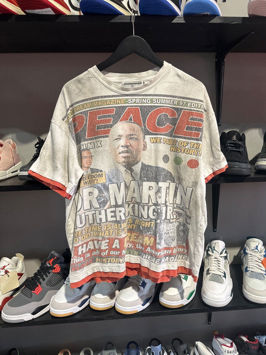Vale Mlk Ringer Tee White/Red