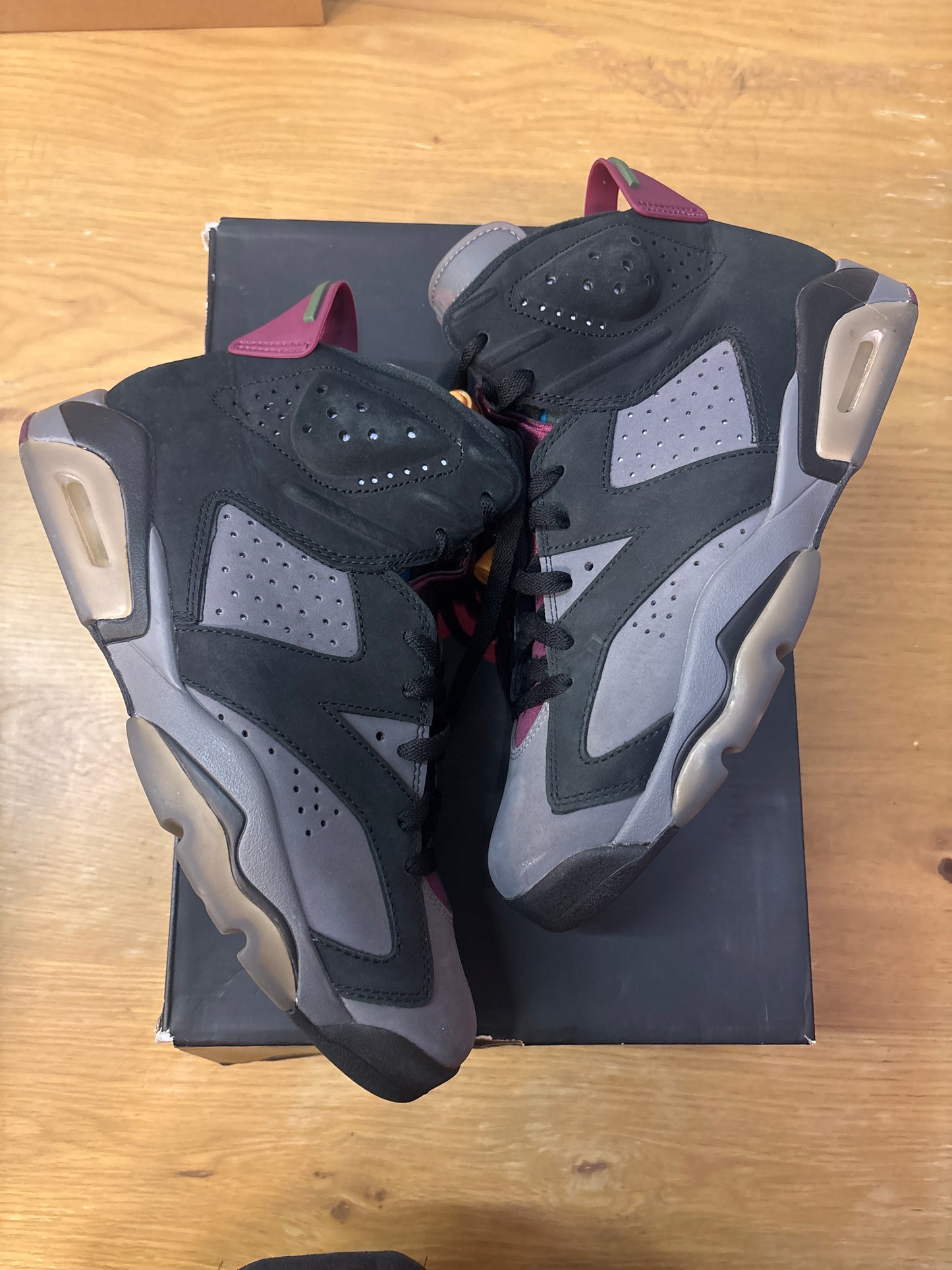 JORDAN 6 BORDEAUX USED SZ 8.5