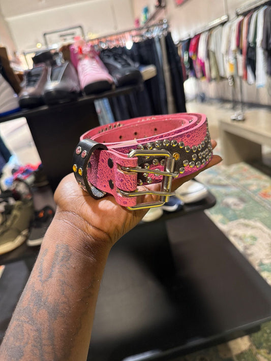 HOTW Pink/Purple Studded Belt