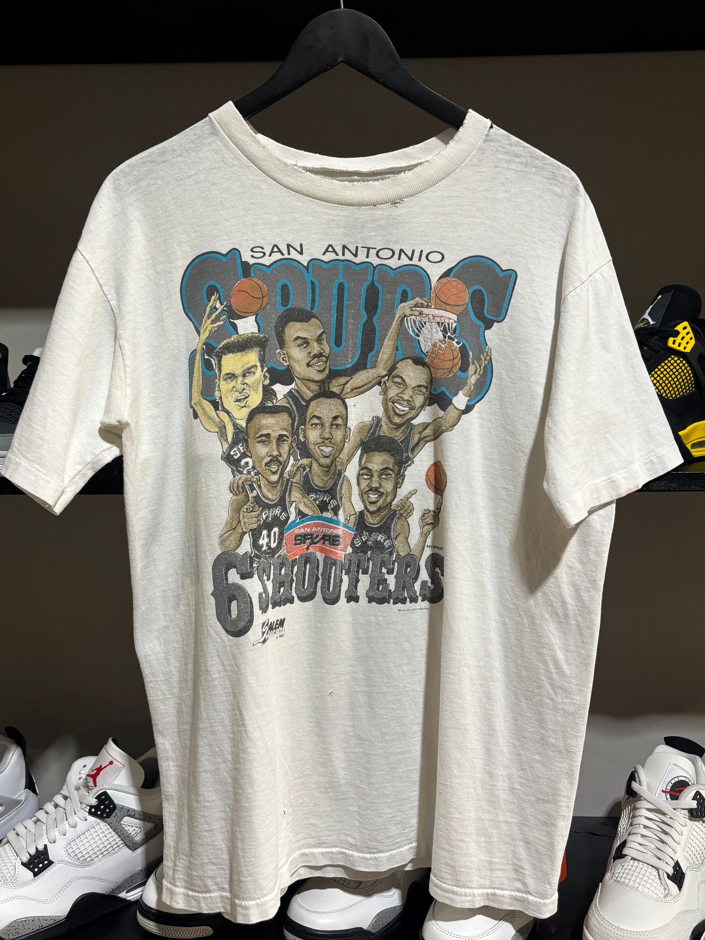 Vintage Spurs 6 Shooters Tee