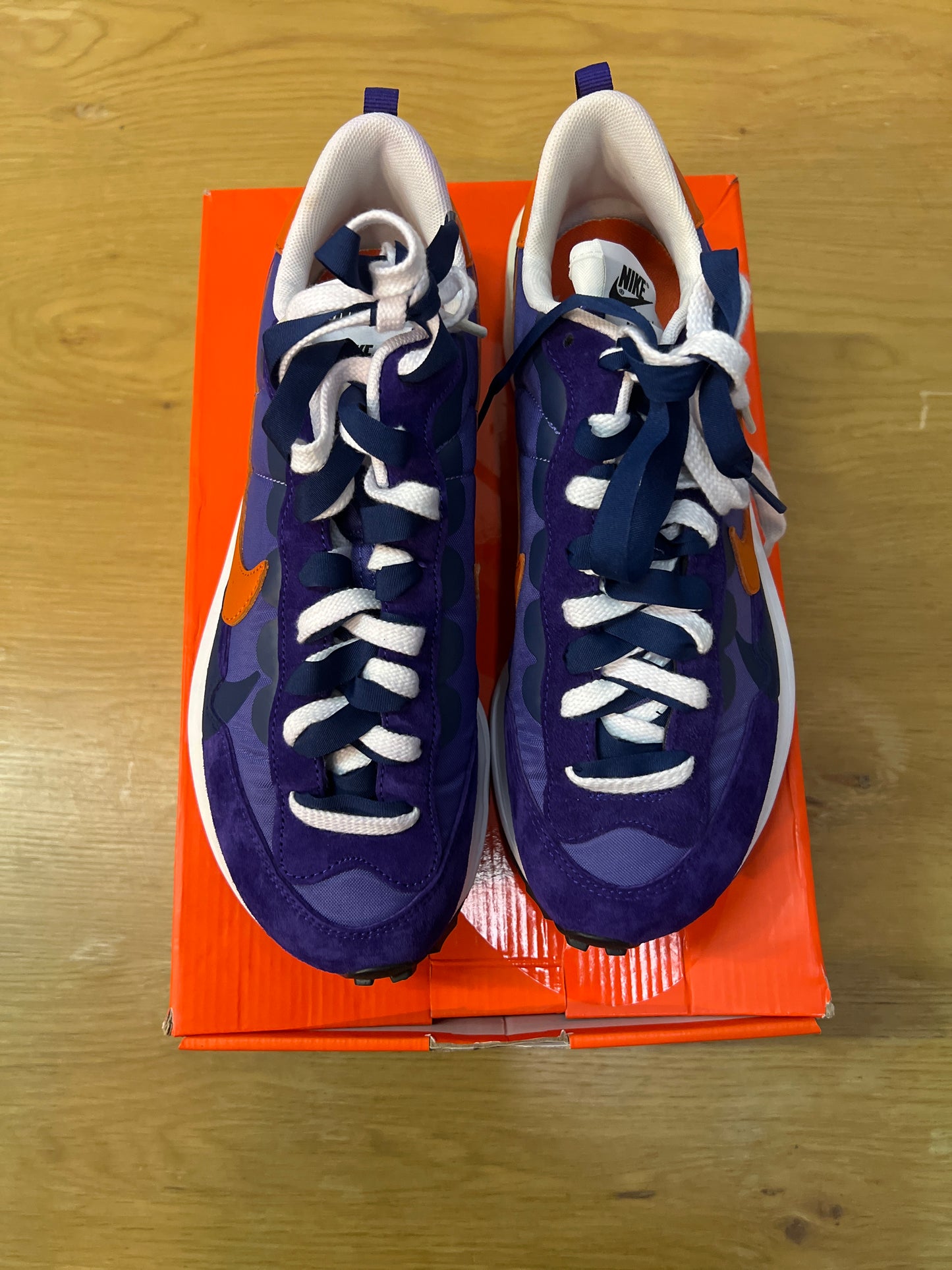SACAI X VAPORWAFFLE DARK IRIS USED SIZE 8
