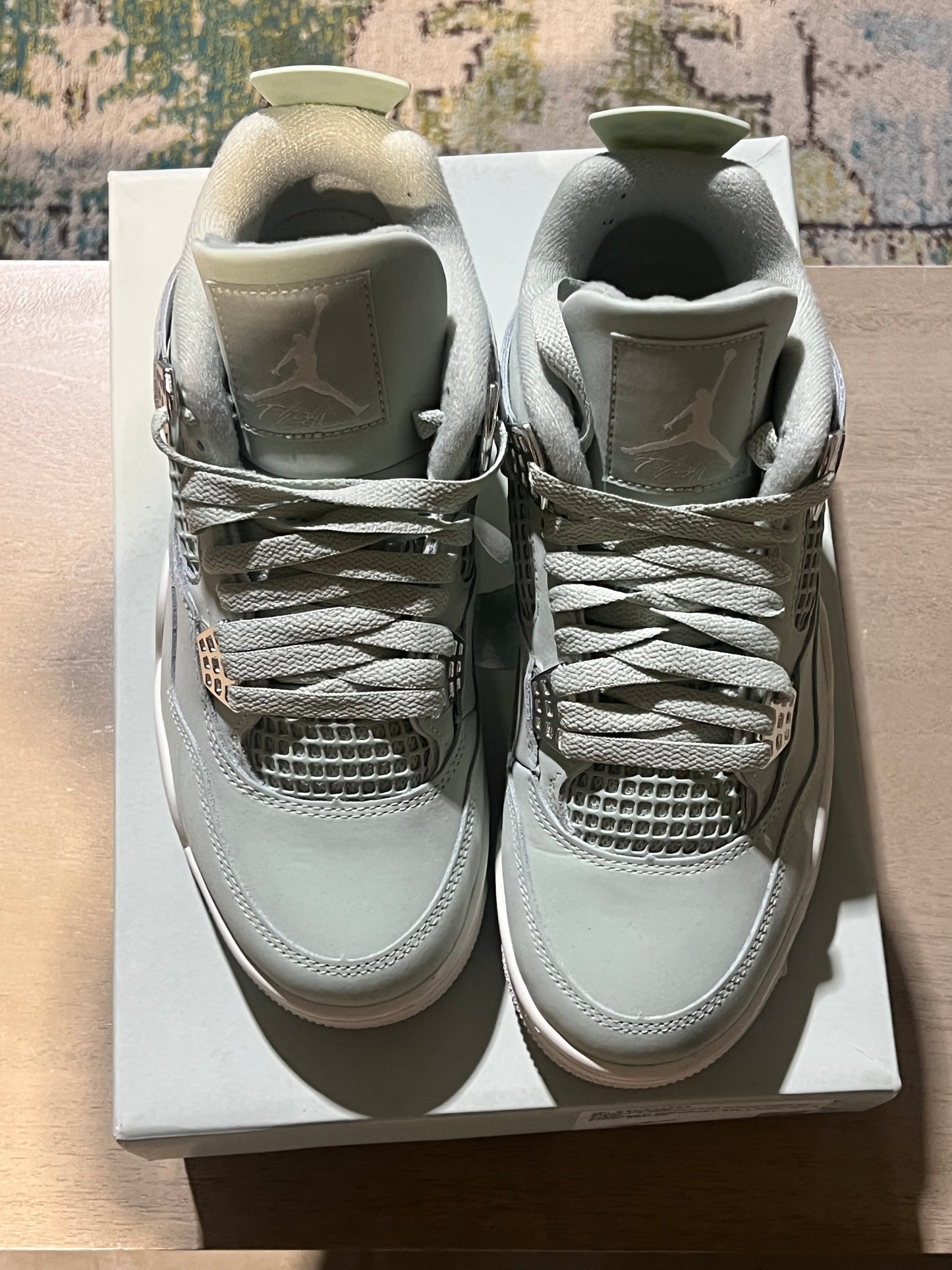 Jordan 4 seafood sail wmns used sz 7.5W
