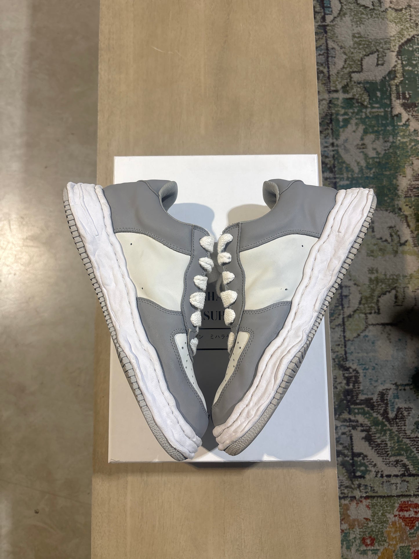 Maison Mihara Wayne Grey/White Used Sz 13