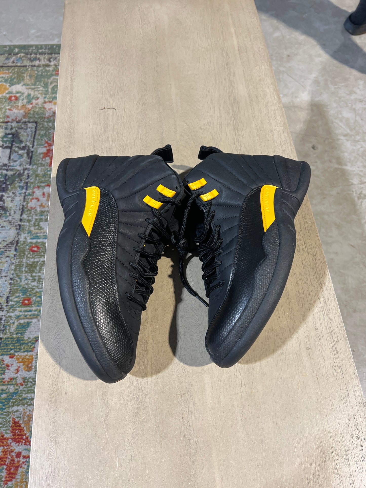 Jordan 12 Black Taxi Used Sz 9