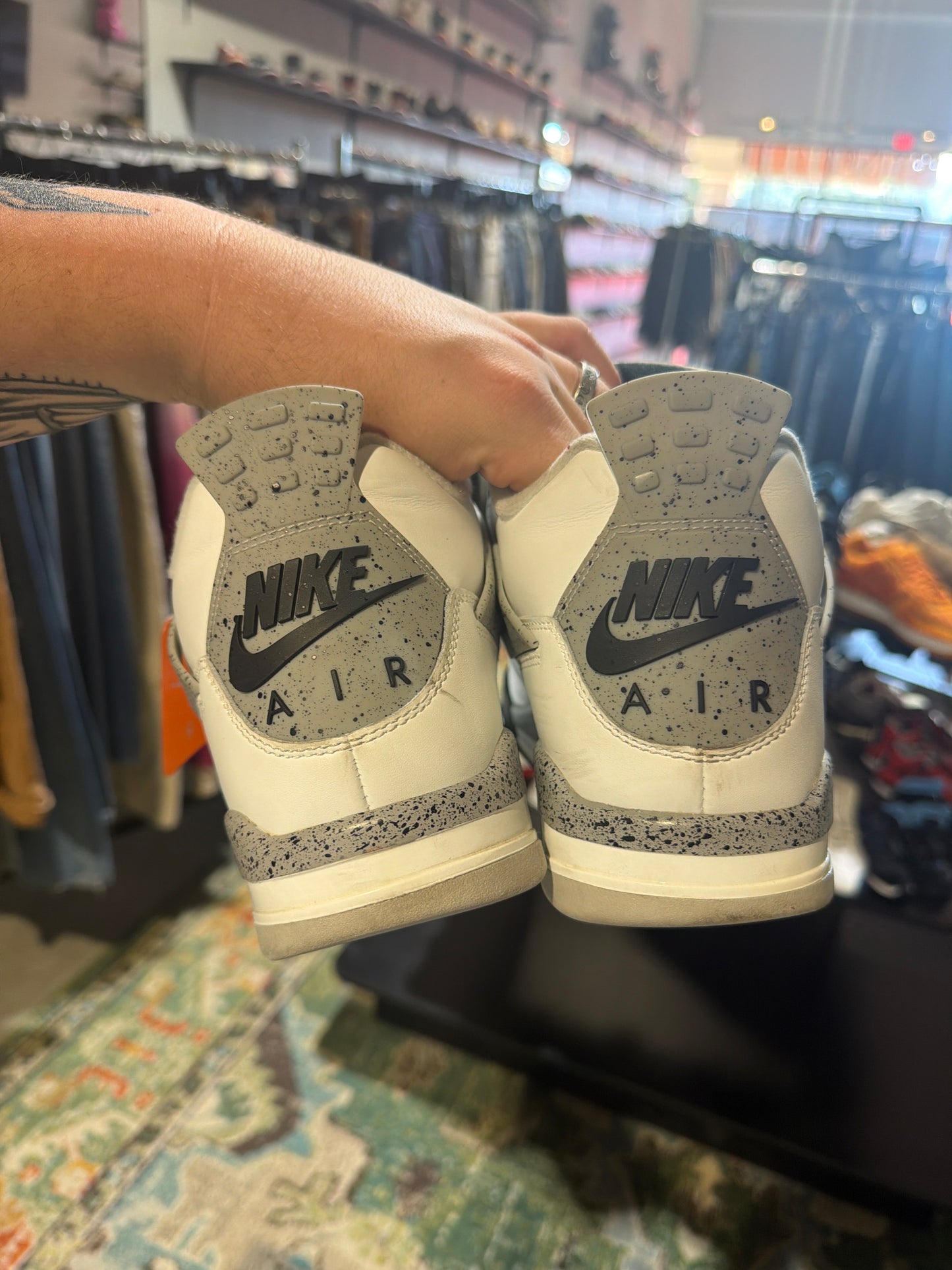 Jordan 4 White Cement Used Sz 11